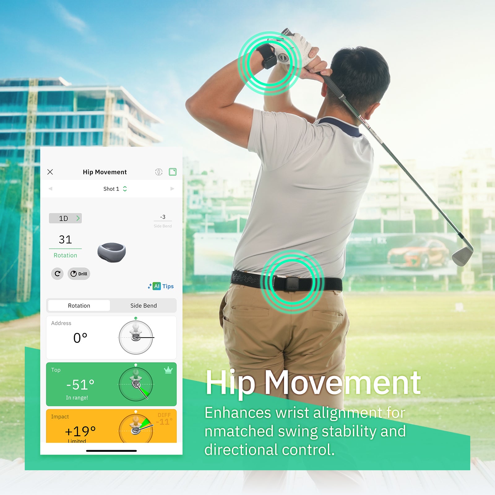 MOXI SwingMotion | Advanced Golf Swing Trainer and Motion Tracking System